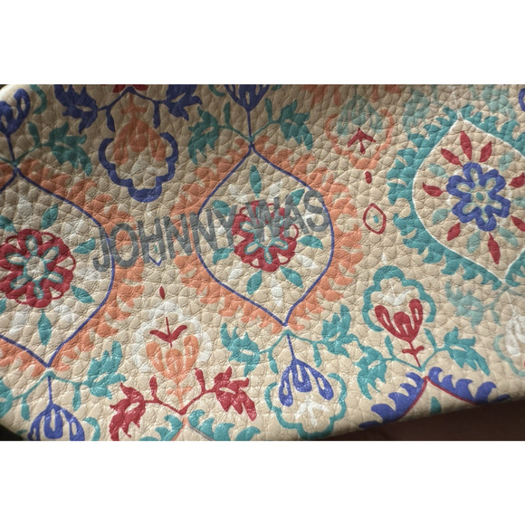 Johnny Was Size 10M Pearce Wave Pool Slide Sandals Colorful Pink Floral Pattern - Picture 7 of 7